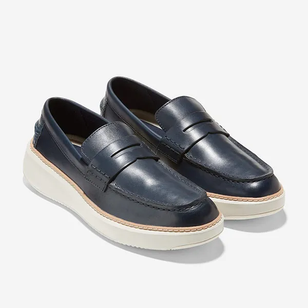 Giày Lười Nam Cole Haan Grandpro Topspin Penny Loafer Màu Xanh Navy Size 42 - 3
