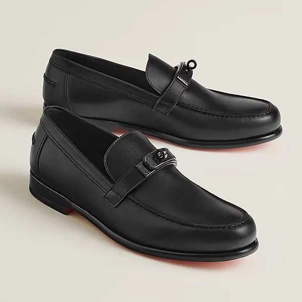 Giày Lười Nam Hermès Destin Loafer Shoes Màu Đen Size 41
