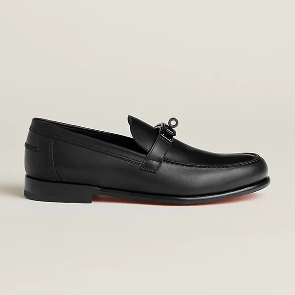 Giày Lười Nam Hermès Destin Loafer Shoes Màu Đen Size 41