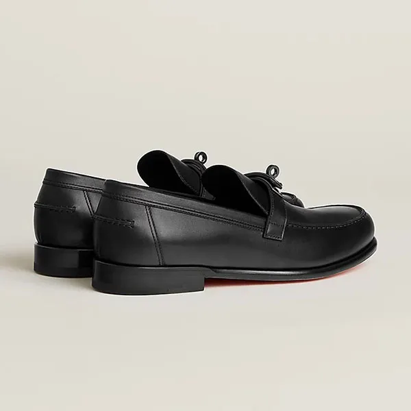 Giày Lười Nam Hermès Destin Loafer Shoes Màu Đen Size 41