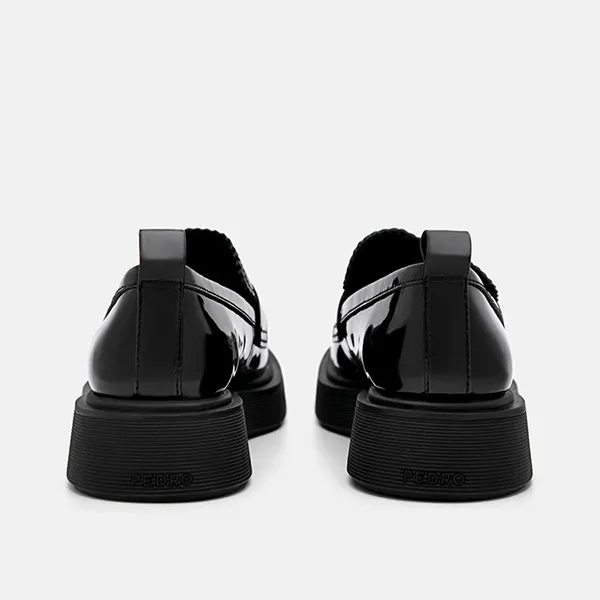 Giày Lười Nữ Pedro Wanda Leather Loafers Black 66480103 Màu Đen Size 36 - Giày - Vua Hàng Hiệu
