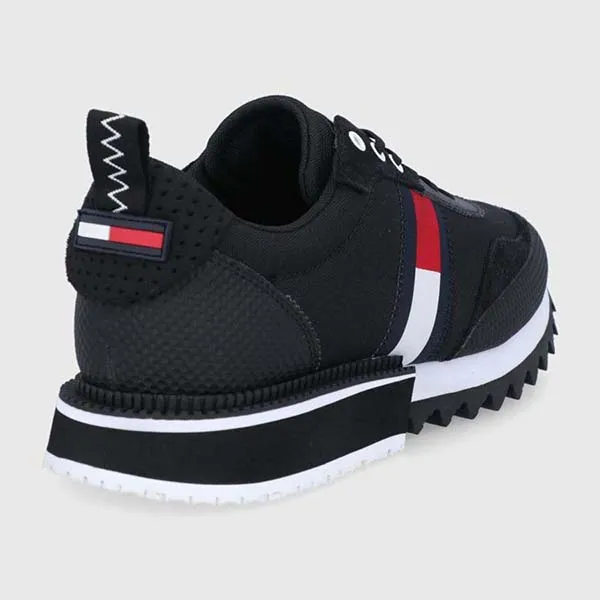 Giày Sneaker Nam Tommy Hilfiger Jeans Men's Em00618 Black Màu Đen
