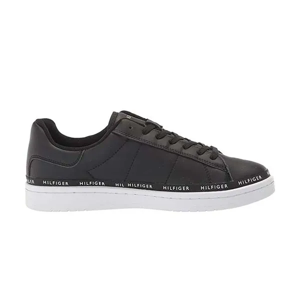 Giày Sneaker Nam Tommy Hilfiger Men's Lewin Black Màu Đen Size 8
