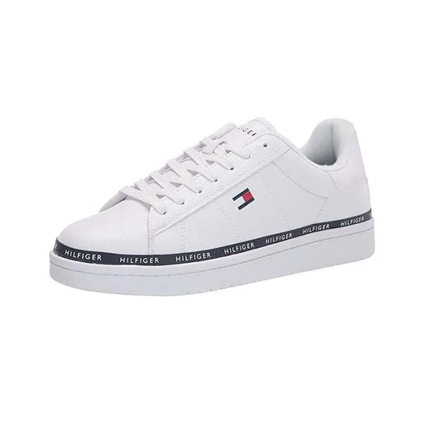 Giày Sneaker Nam Tommy Hilfiger Men's Lewin White Màu Đen Size 44 - 3