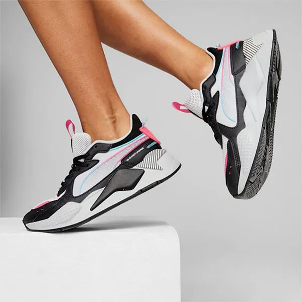 Giày Sneaker Nữ Puma RS-X 3D Shoes 390025-04 Màu Đen Trắng - Giày - Vua Hàng Hiệu