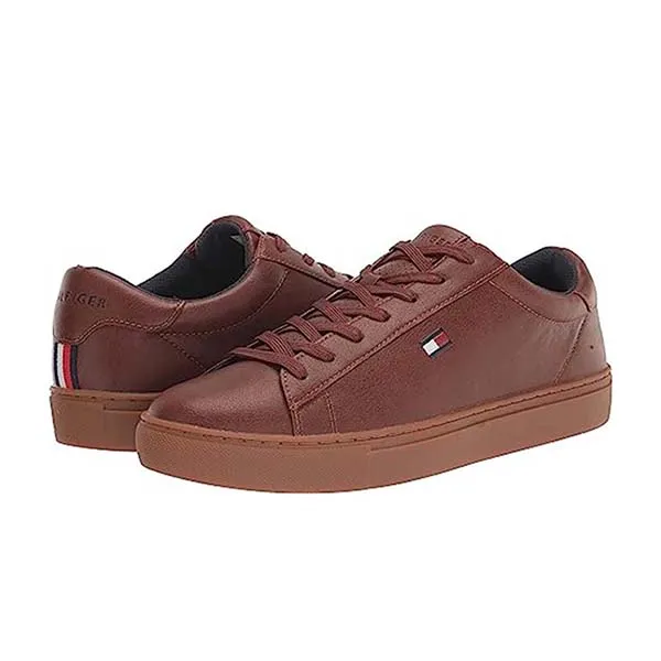 Giày Sneakers Nam Tommy Hilfiger Shoes Casual Low Cut Shoes Men's TMBRECON2 Màu Nâu Size 41