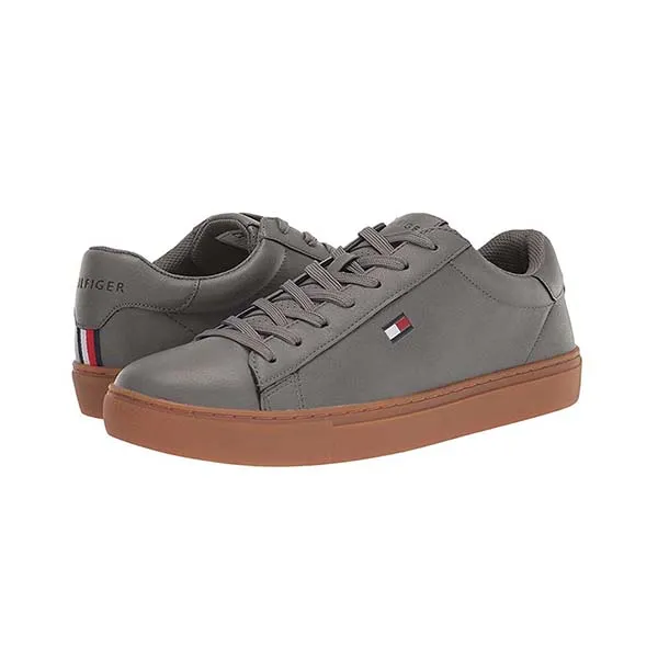 Giày Sneakers Nam Tommy Hilfiger Shoes Casual Low Cut Shoes Men's TMBRECON2 Màu Xám Size 45