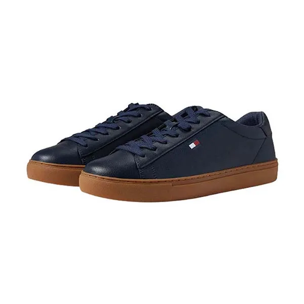 Giày Sneakers Nam Tommy Hilfiger Shoes Casual Low Cut Shoes Men's TMBRECON2 Màu Xanh Navy Size 41