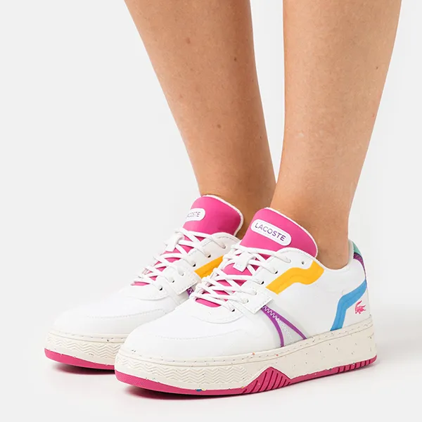 Giày Thể Thao Nữ Lacoste Women's L001 Eco Synthetic And Textile Sneakers 44SFA0103 Phối Màu - Giày - Vua Hàng Hiệu
