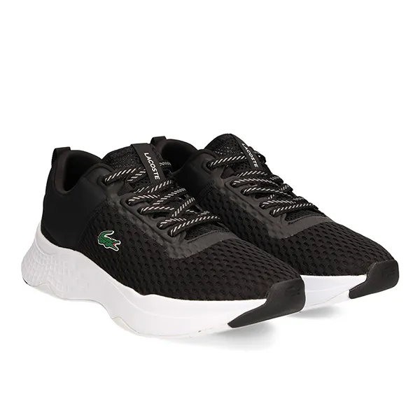 Giày Thể Thao Nam Lacoste 312 Blk/Wht 40SMA0068 Màu Đen Size 8
