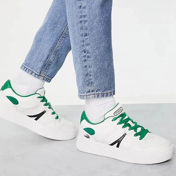 Giày Thể Thao Lacoste L005 Trainers Màu Trắng/Xanh Size 8.5 - 3