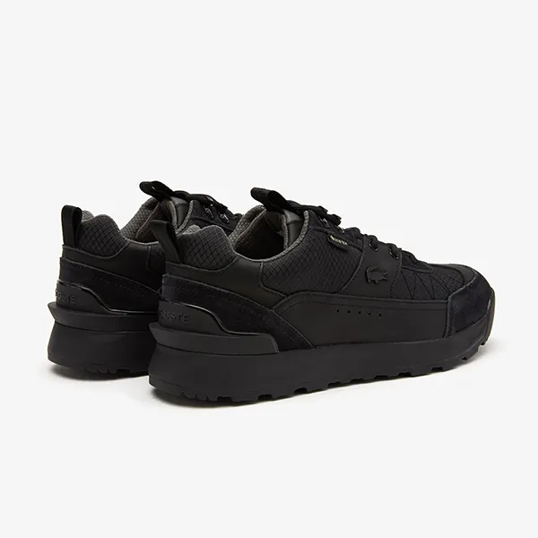 Giày Thể Thao Nam Lacoste Men's Urban Breaker Lo GTX Leather Sneakers 03211 42CMA0004 Màu Đen Size 8.5