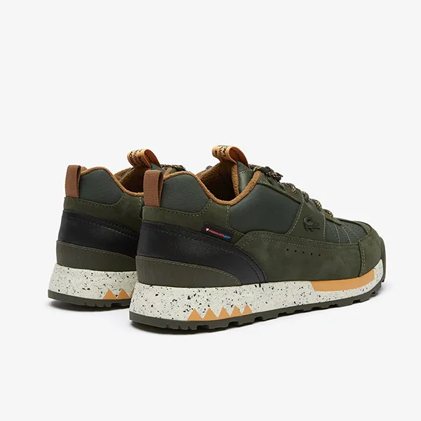 Giày Thể Thao Nam Lacoste Sneakers 2221 - DK GRN/WHT 44CMA0026 Màu Xanh Green Size 42