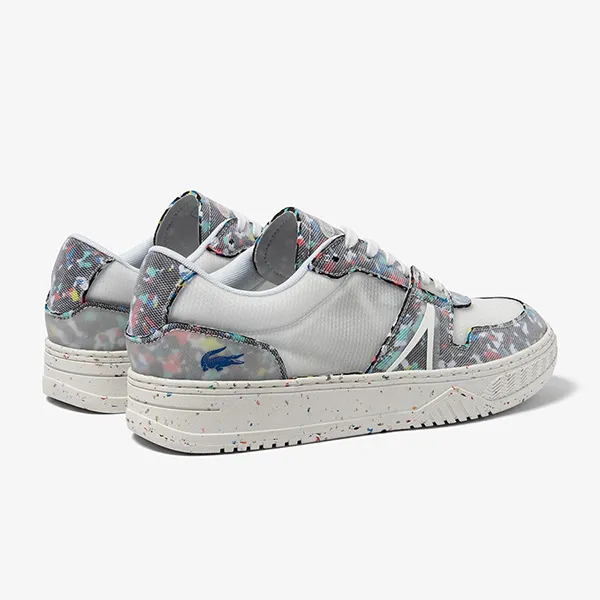 Giày Thể Thao Nam Lacoste Sneakers Wht/Dk Blu L001 ECO 123 Màu Trắng/Xanh Size 42