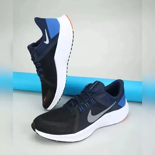 Giày Thể Thao Nam Nike Quest 4 Black Midnight Navy DA1105-004 Màu Đen Xanh Size 41