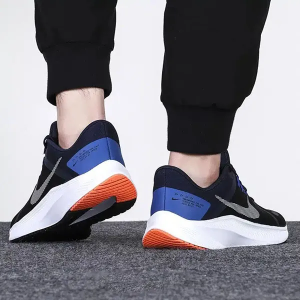 Giày Thể Thao Nam Nike Quest 4 Black Midnight Navy DA1105-004 Màu Đen Xanh Size 41