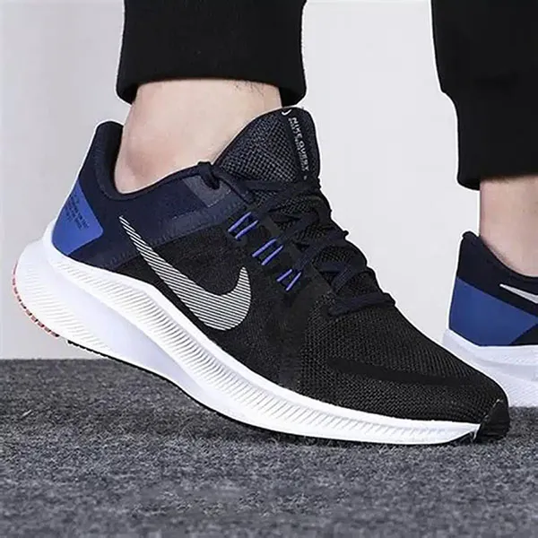 Giày Thể Thao Nam Nike Quest 4 Black Midnight Navy DA1105-004 Màu Đen Xanh Size 41