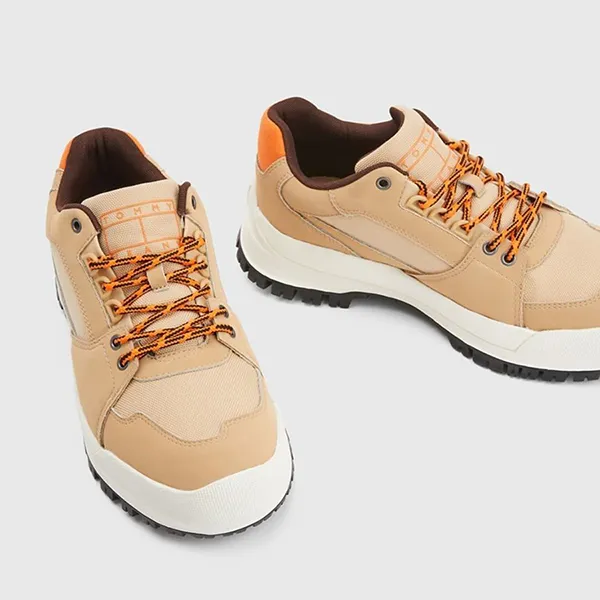 Giày Thể Thao Nam Tommy Hilfiger EM01141 Màu Be Size 43