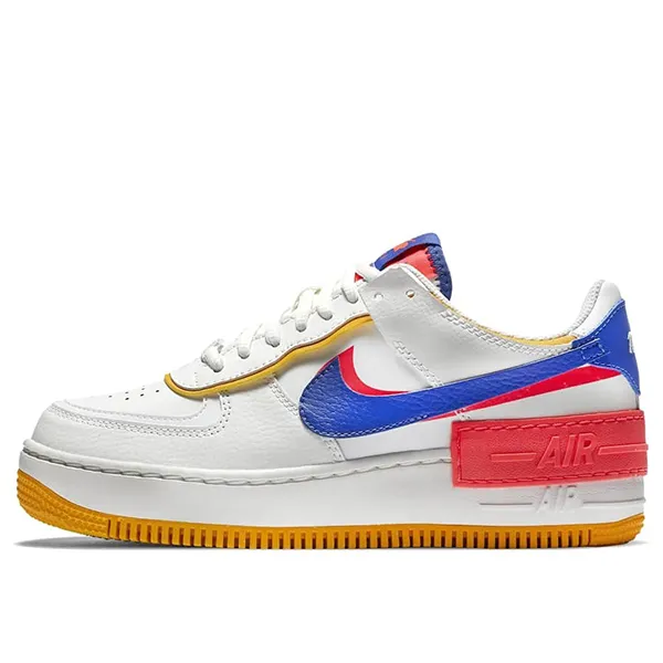 Giày Thể Thao Nike Air Force 1 Shadow White Flash Crimson Astronomy Blue CI0919-105 Phối Màu Size 36.5 - Giày - Vua Hàng Hiệu