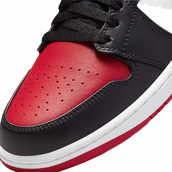Giày Thể Thao Nike Air Jordan 1 Low Bred Toe (GS) 553560-612 Phối Màu Size 36 - Giày - Vua Hàng Hiệu