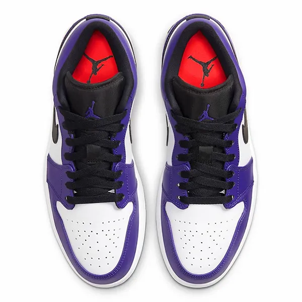 Giày Thể Thao Nike Air Jordan 1 Low GS ‘Court Purple’ 553560-500 Phối Màu Size 41