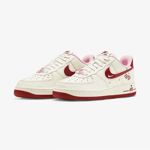Giày Thể Thao Nike Air Force 1 Low Valentine’s Day 2023 FD4616-161 Màu Đỏ Be Size 36 - Giày - Vua Hàng Hiệu