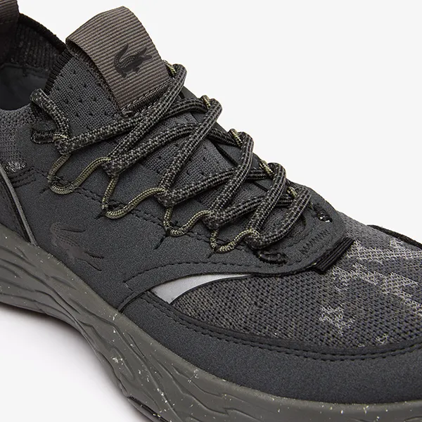 Giày Thể Thao Nữ Lacoste Women's Re-Comfort Tonal Sneakers 44SFA0026 Màu Đen Size 7.5