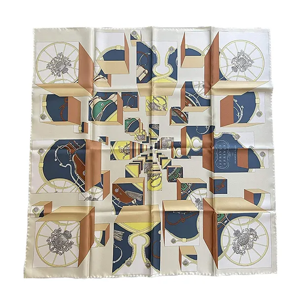 Khăn Lụa Nữ Hermès Scarf 70 Phối Màu - Thời trang - Vua Hàng Hiệu