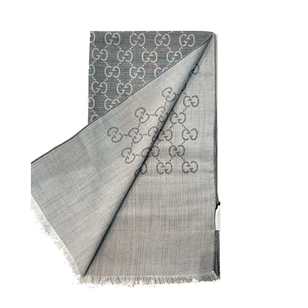 Khăn Quàng Cổ Gucci Muffler Stole 165904 3G646 1400 Màu Xám Size 45 x 180cm - Thời trang - Vua Hàng Hiệu