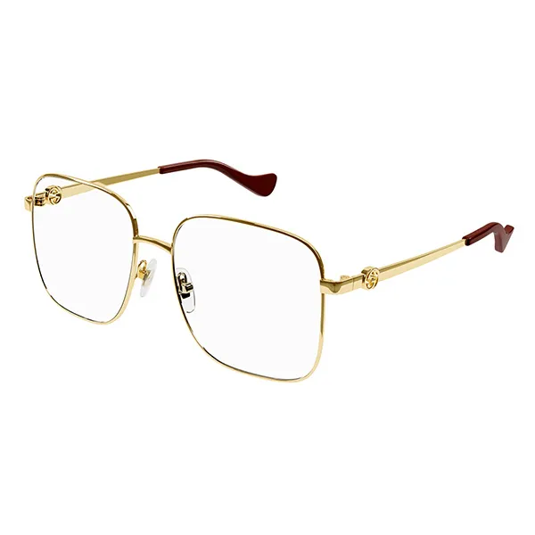 Kính Mắt Cận Gucci Demo Square Eyeglasses GG1092OA 002 Màu Vàng