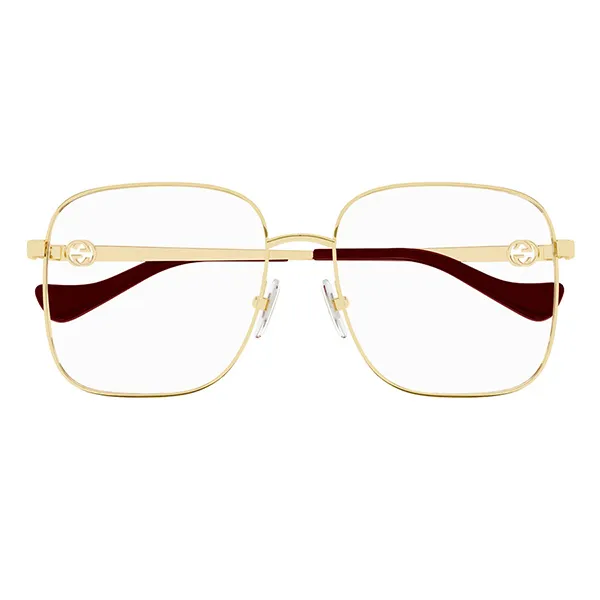 Kính Mắt Cận Gucci Demo Square Eyeglasses GG1092OA 002 Màu Vàng