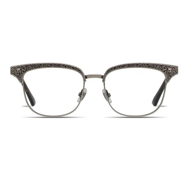 Kính Mắt Cận Gucci Eyeglasses GG0221O 002 Màu Bạc - Kính mắt - Vua Hàng Hiệu