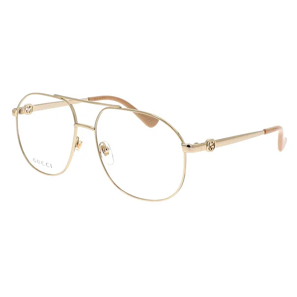 Kính Mắt Cận Gucci Eyeglasses GG1091O 002 Màu Vàng
