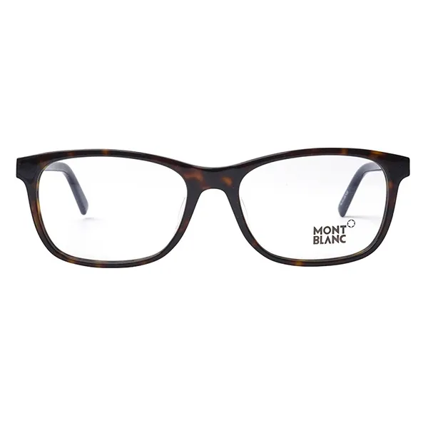 Kính Mắt Cận Montblanc Tortoise Plastic Eyeglasses MB 631 056 Màu Havana Đậm