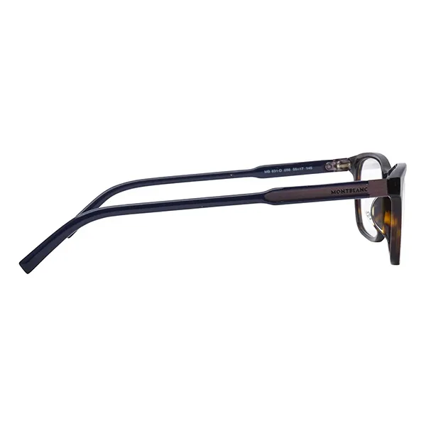 Kính Mắt Cận Montblanc Tortoise Plastic Eyeglasses MB 631 056 Màu Havana Đậm