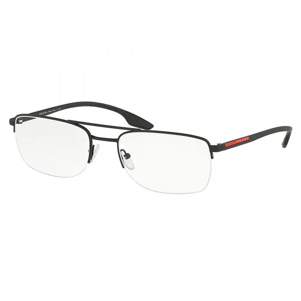 Kính Mắt Cận Nam Prada Linea Rossa Demo Rectangular Men's Eyeglasses PS 51MV DG01O1 Màu Đen