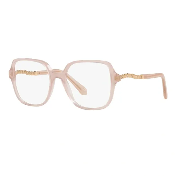 Kính Mắt Cận Nữ Bvlgari Glasses Transparent Beige Brown BV4201B 5490 Màu Kem Nâu