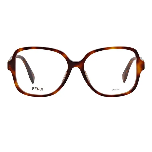 Kính Mắt Cận Nữ Fendi Demo Butterfly Ladies Eyeglasses FF 0364/F 0086 Màu Havana Đậm - Kính mắt - Vua Hàng Hiệu
