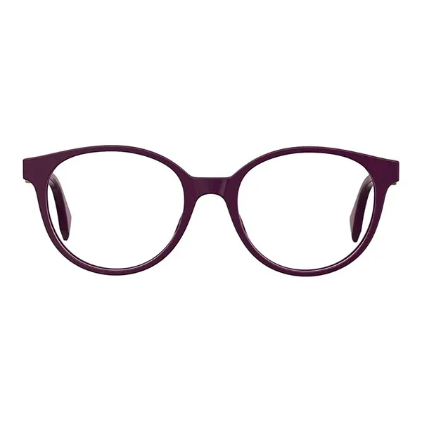 Kính Mắt Cận Nữ Fendi Plum Round Women's Acetate Eyeglasses FF 0348 0T7 Màu Đỏ Mận - Kính mắt - Vua Hàng Hiệu