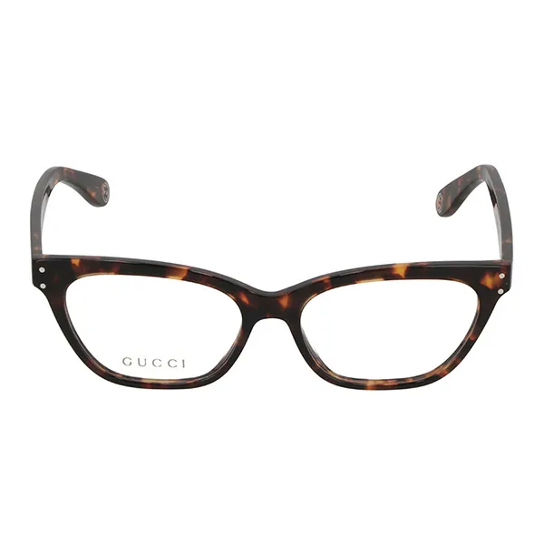 Kính Mắt Cận Nữ Gucci Eyeglasses Women's GG1091O 002 Màu Havana Đậm