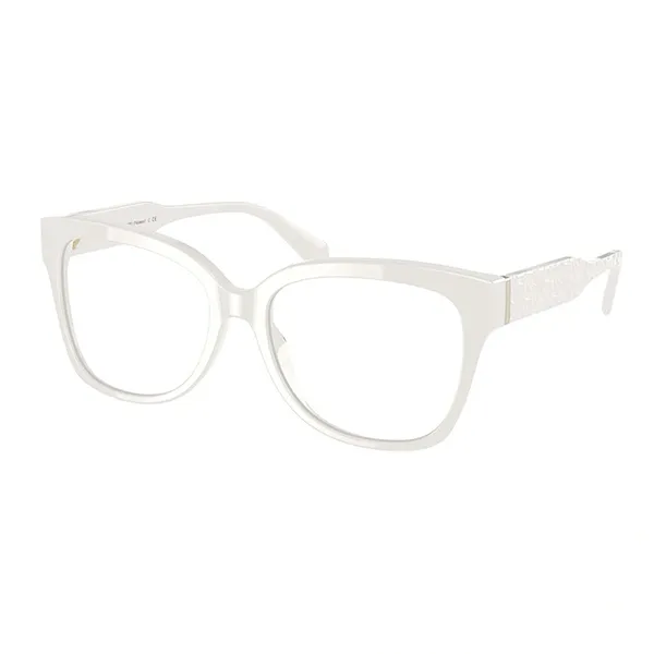 Kính Mắt Cận Nữ Michael Kors Demo Square Ladies Eyeglasses MK4091 3100 Màu Trắng