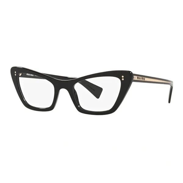 Kính Mắt Cận Nữ Miu Miu Demo Butterfly Ladies Eyeglasses MU 03TV 1AB1O1 Màu Đen - Kính mắt - Vua Hàng Hiệu