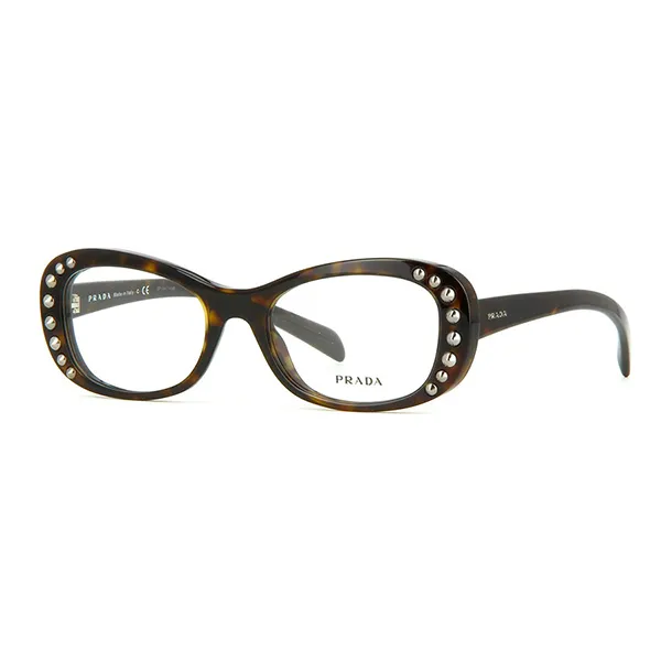 Kính Mắt Cận Nữ Prada Eyeglasses PR21RV 2AU1O1 Màu Nâu Havana - Kính mắt - Vua Hàng Hiệu