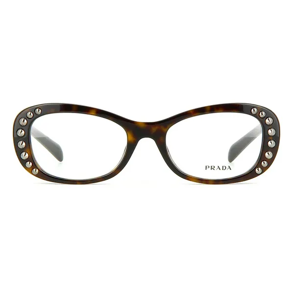 Kính Mắt Cận Nữ Prada Eyeglasses PR21RV 2AU1O1 Màu Nâu Havana - Kính mắt - Vua Hàng Hiệu