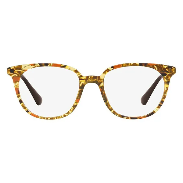 Kính Mắt Cận Nữ Prada Glasses Tortoiseshell Eyeglasses PR13UV KJN1O1 Màu Havana Vàng