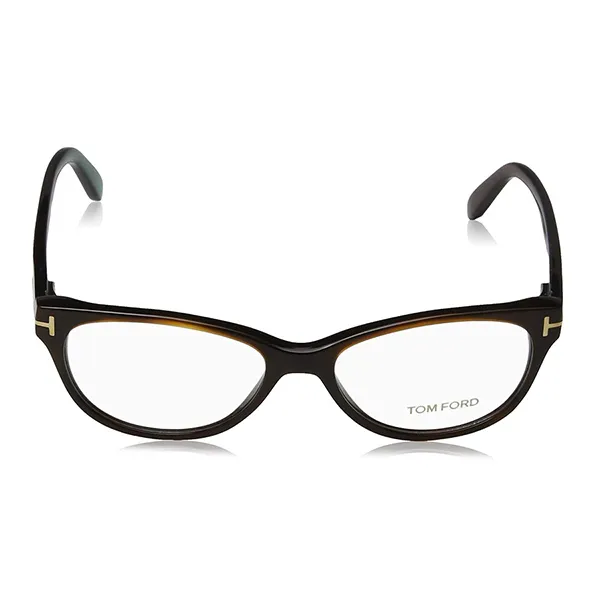 Kính Mắt Cận Nữ Tom Ford Dark Havana Eyeglasses FT5292 052 Màu Havana Đậm - Kính mắt - Vua Hàng Hiệu