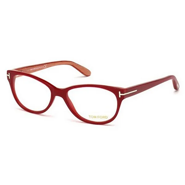 Kính Mắt Cận Nữ Tom Ford Fuchsia Butterfly Eyeglasses FT 5292 077 Màu Đỏ - Kính mắt - Vua Hàng Hiệu