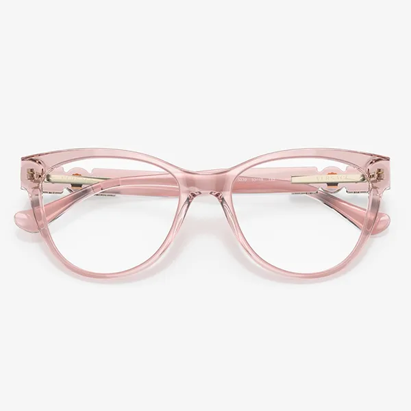 Kính Mắt Cận Nữ Versace Eyeglass Transparent Pink VE3304 5339 Màu Hồng