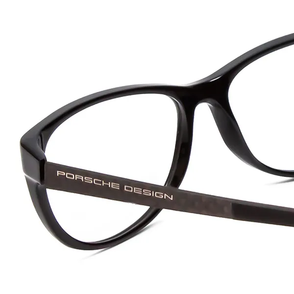 Kính Mắt Cận Porsche Design Oval Eyeglasses BP8246-A Màu Đen - Kính mắt - Vua Hàng Hiệu