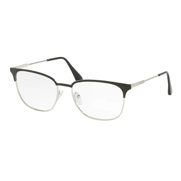Kính Mắt Cận Prada Matte Black Silver PR 59UV 1BO1O1 Màu Bạc - Kính mắt - Vua Hàng Hiệu